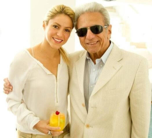 Nidia del Carmen Ripoll Torrado husband William Mebarak and daughter Shakira.